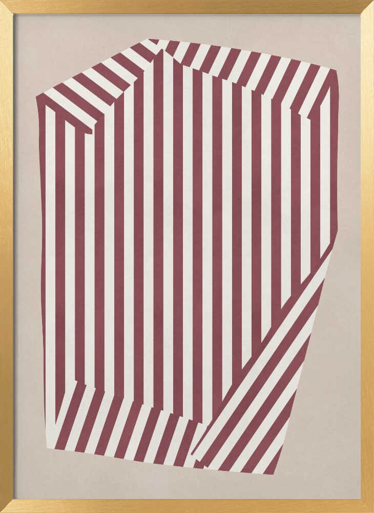 Folded Stripe Abstract