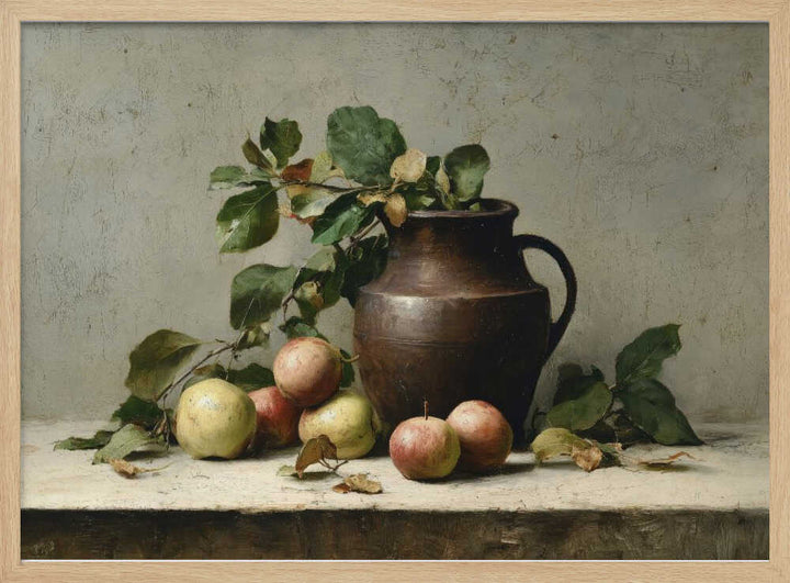 Autumn Apples And Pitcher