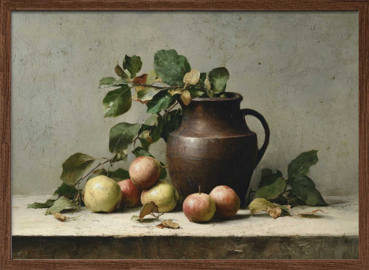 Autumn Apples And Pitcher