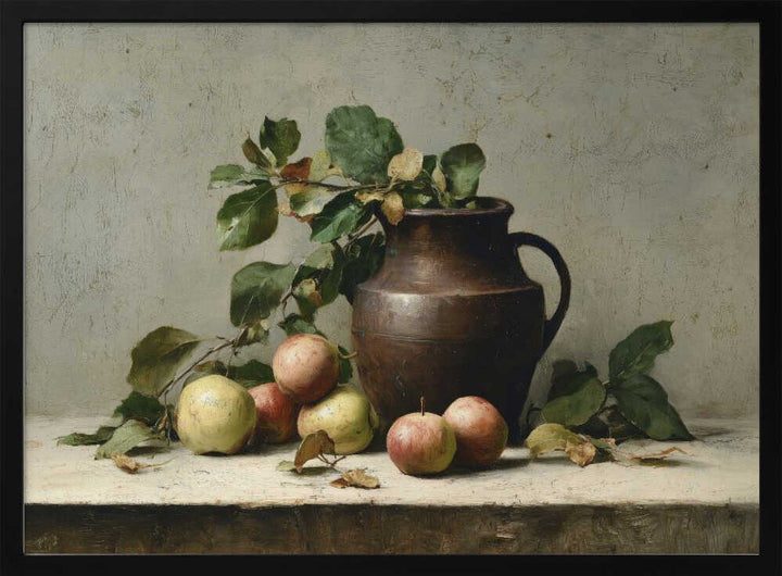 Autumn Apples And Pitcher