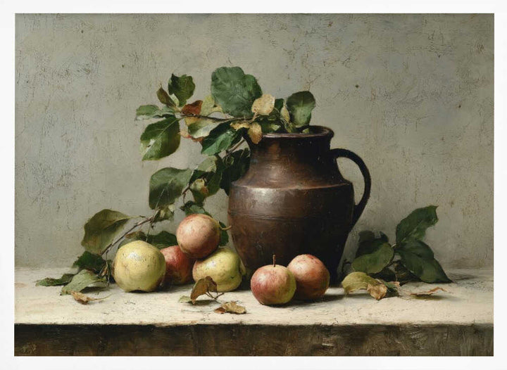 Autumn Apples And Pitcher