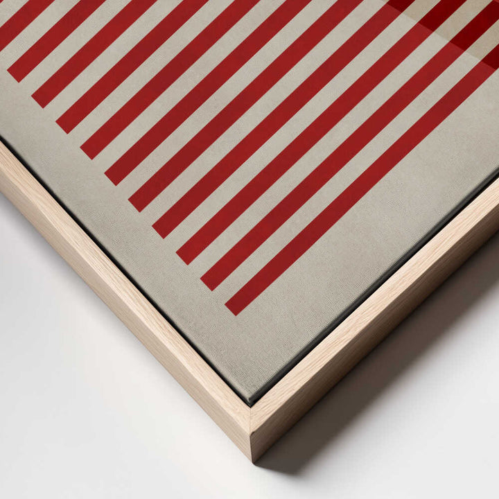 Abstract Red Stripes