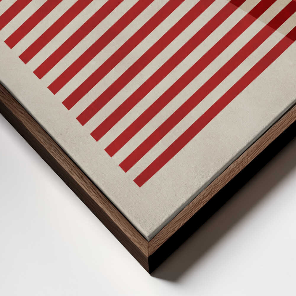 Abstract Red Stripes