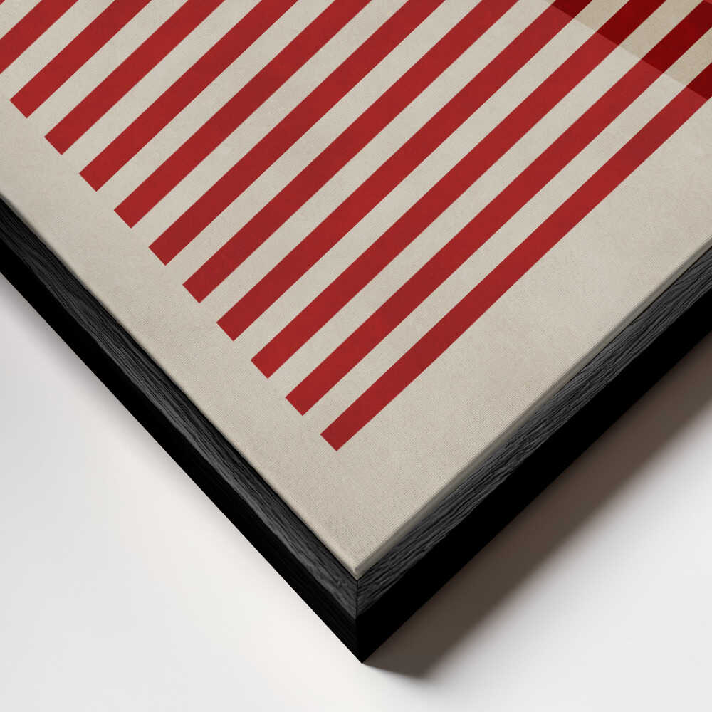 Abstract Red Stripes