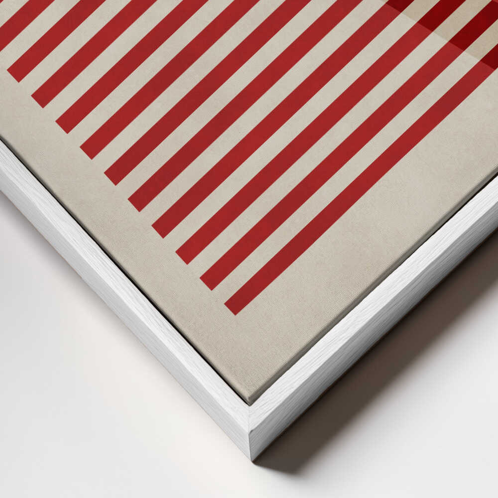 Abstract Red Stripes