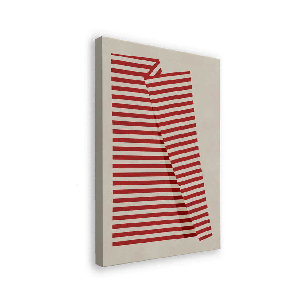 Abstract Red Stripes