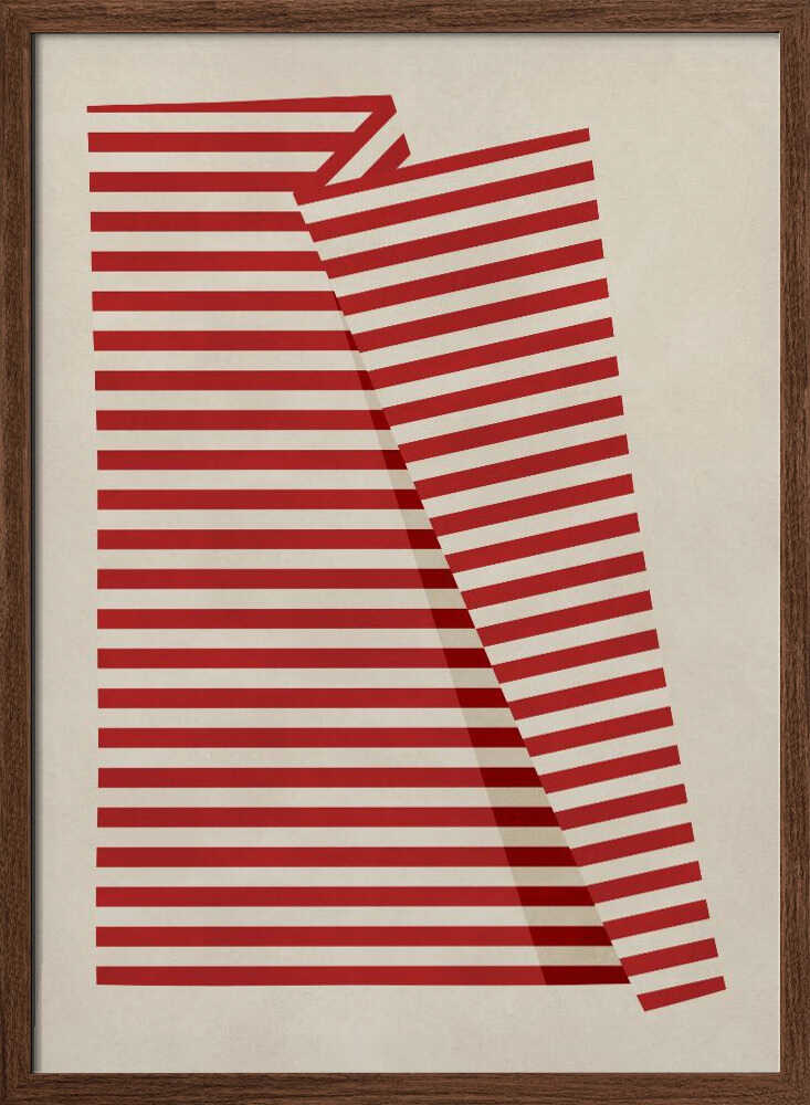 Abstract Red Stripes
