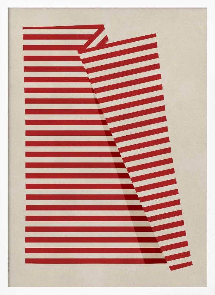 Abstract Red Stripes