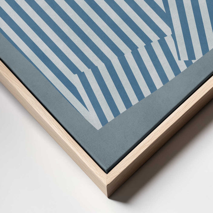 Blue Striped Illusion