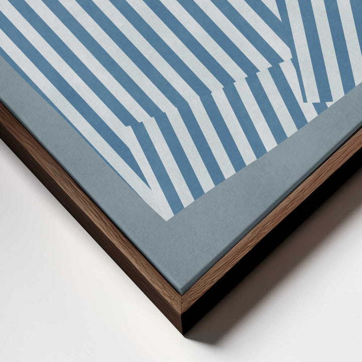 Blue Striped Illusion