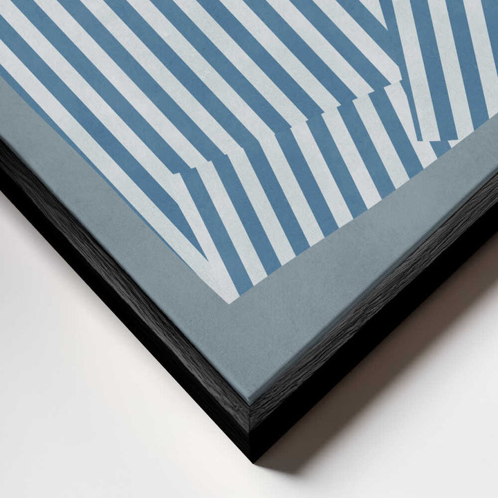 Blue Striped Illusion