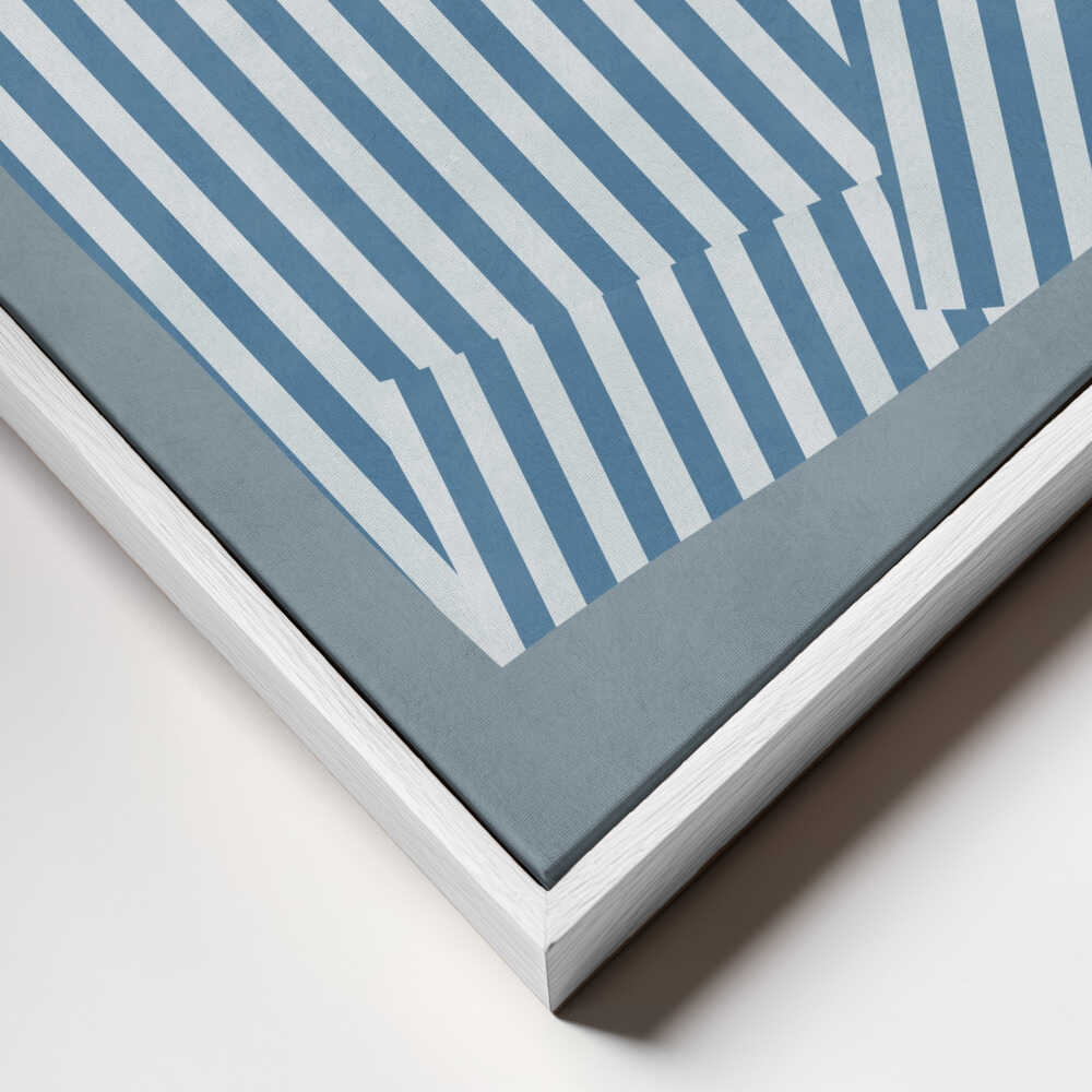 Blue Striped Illusion