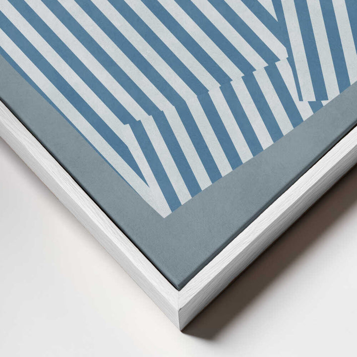 Blue Striped Illusion