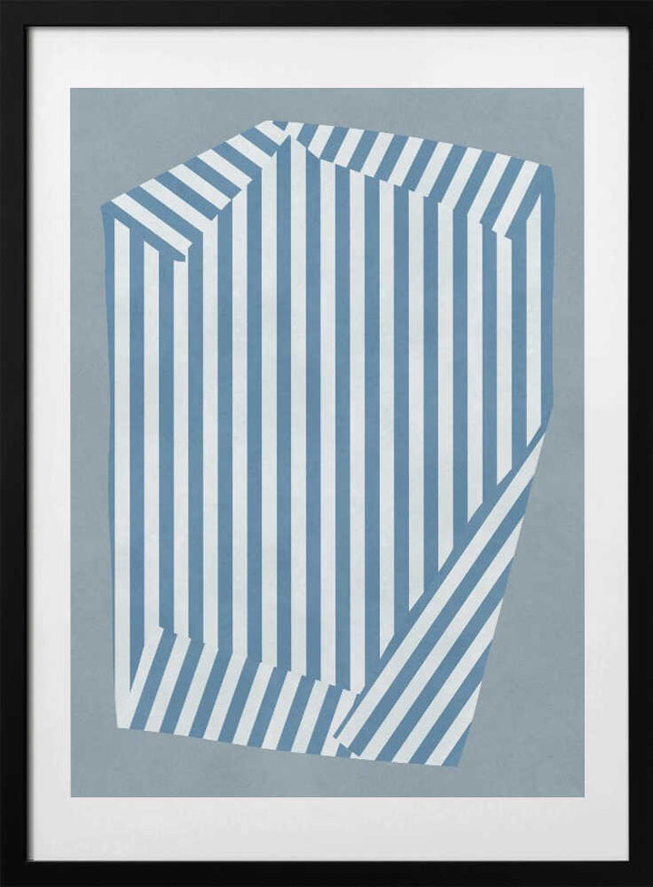 Blue Striped Illusion
