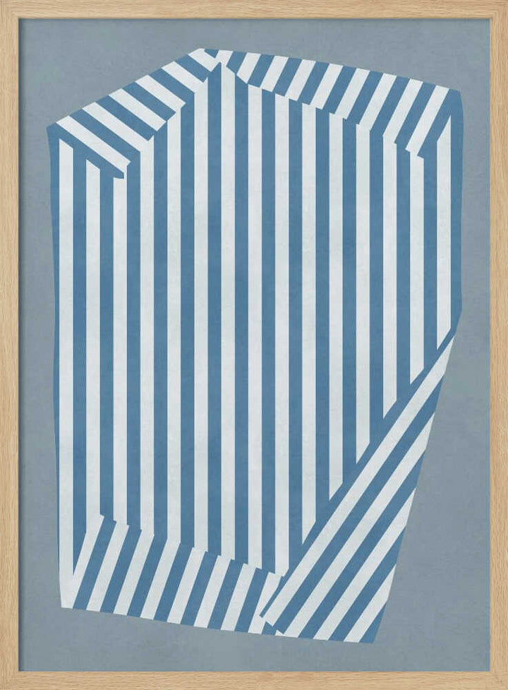 Blue Striped Illusion