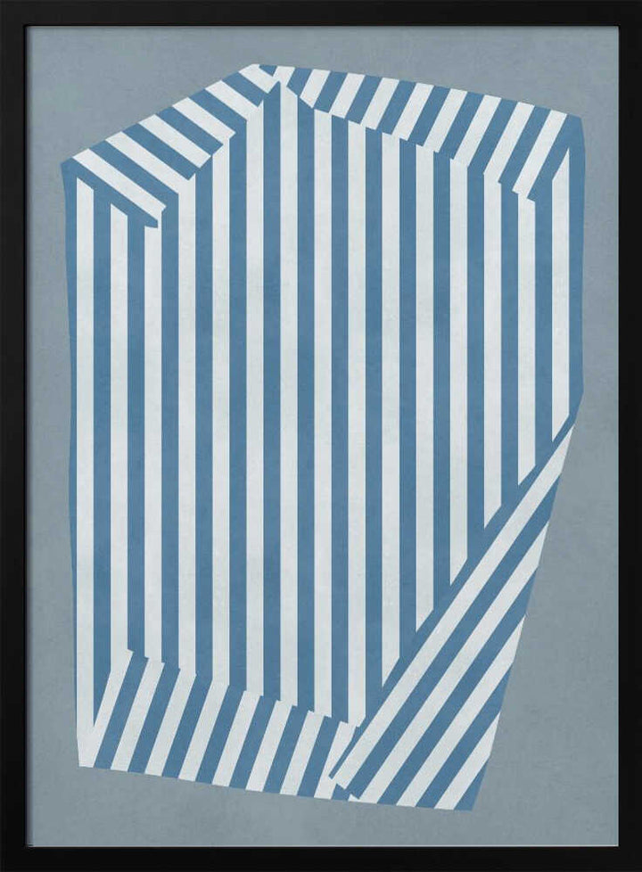 Blue Striped Illusion