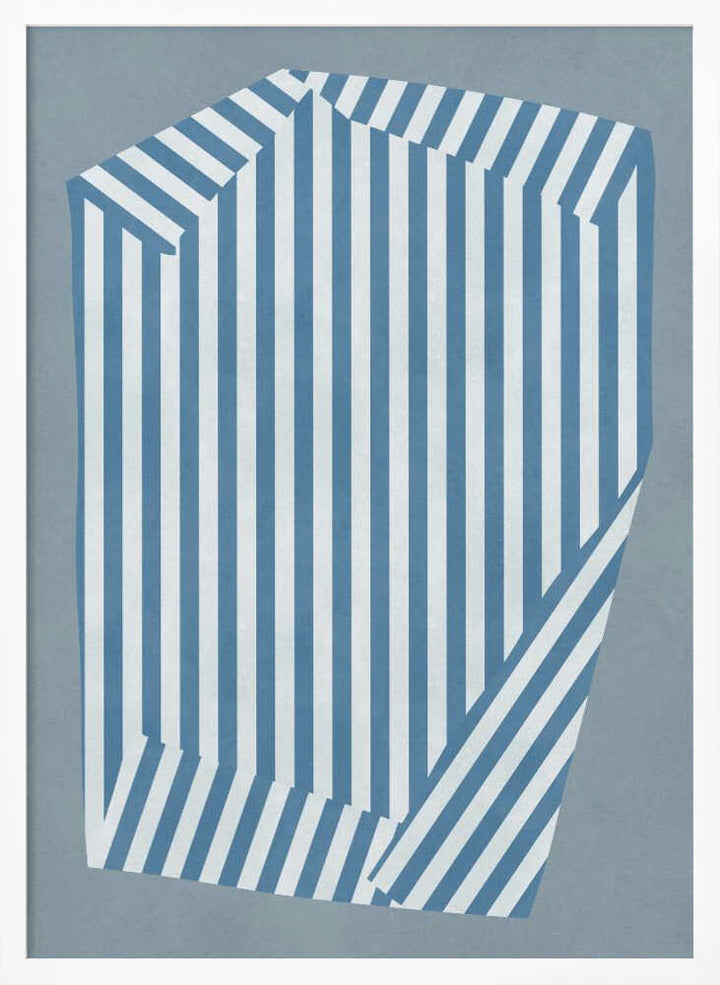 Blue Striped Illusion