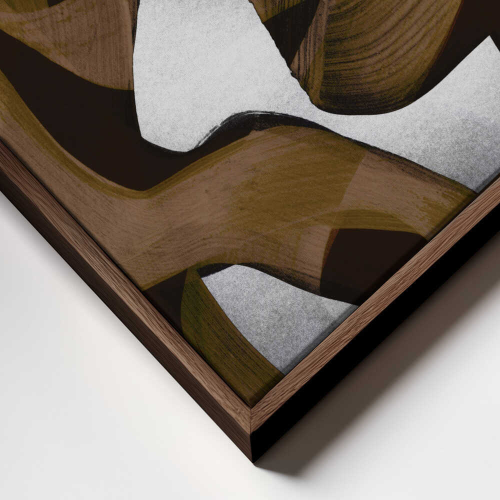 Brown Flowing Abstract
