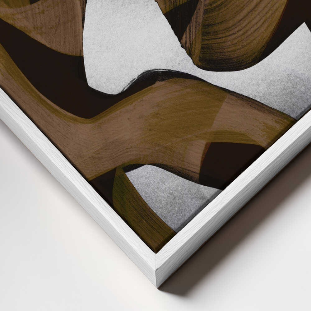 Brown Flowing Abstract