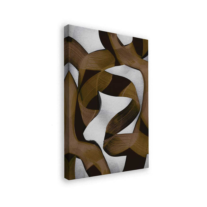 Brown Flowing Abstract