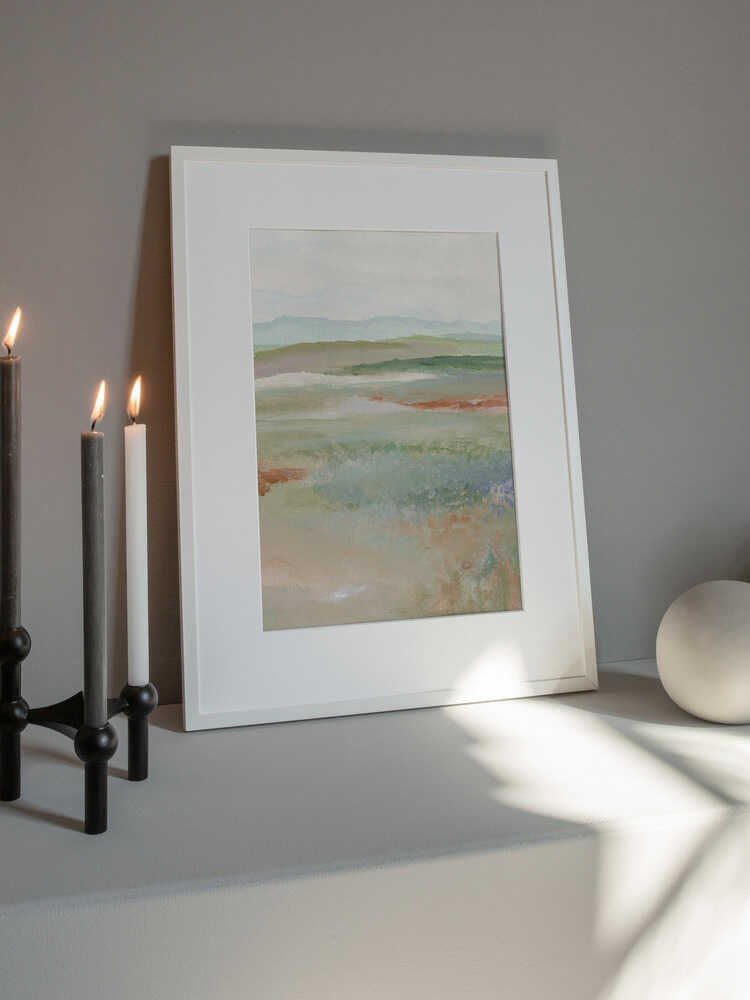 "Serene Rolling Hills No. 2" by Nikita Jariwala — Landscape Wall Art