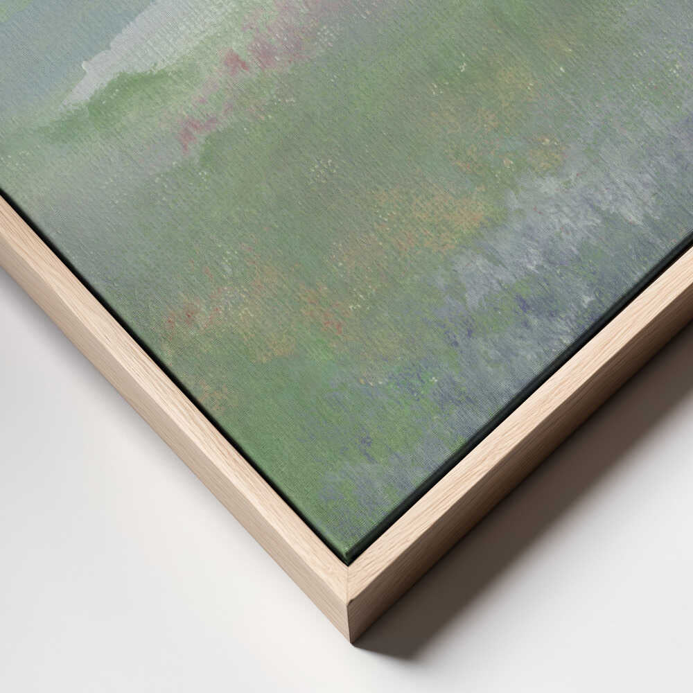 "Misty Hillside Fields" by Nikita Jariwala — Landscape Wall Art