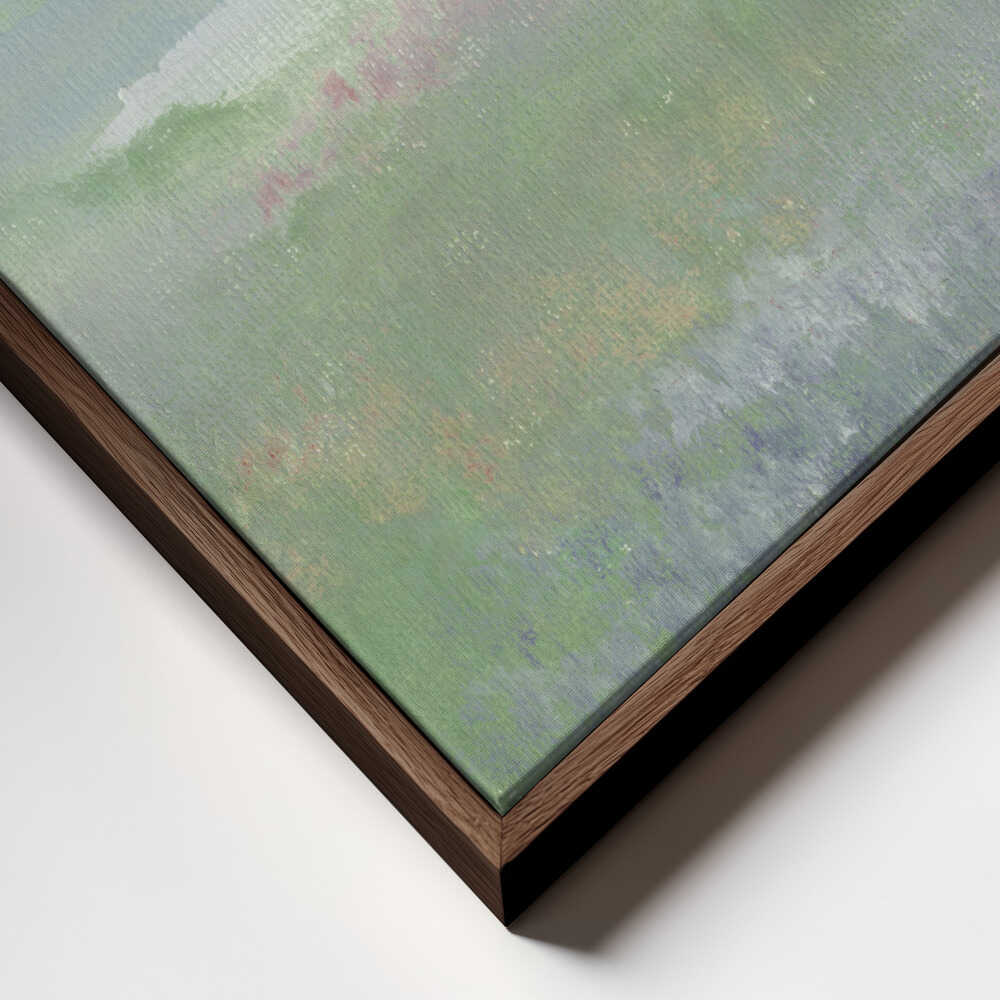 "Misty Hillside Fields" by Nikita Jariwala — Landscape Wall Art