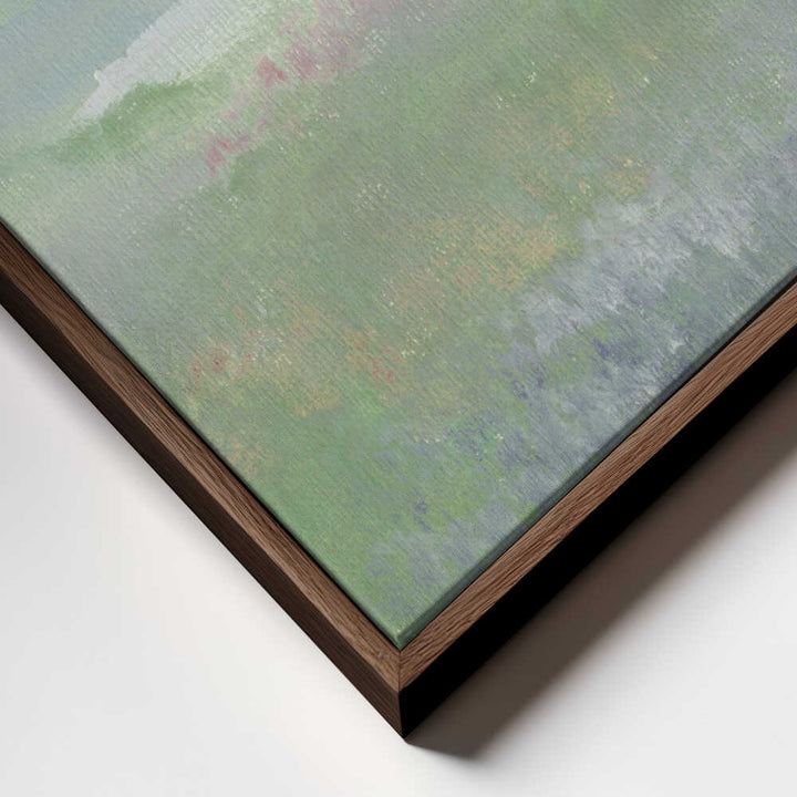 "Misty Hillside Fields" by Nikita Jariwala — Landscape Wall Art