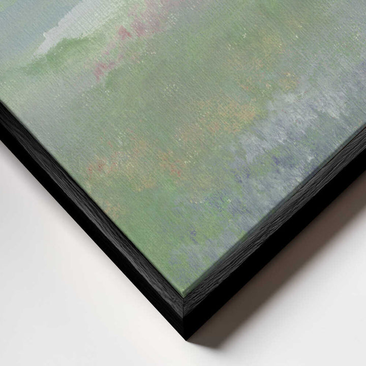 "Misty Hillside Fields" by Nikita Jariwala — Landscape Wall Art