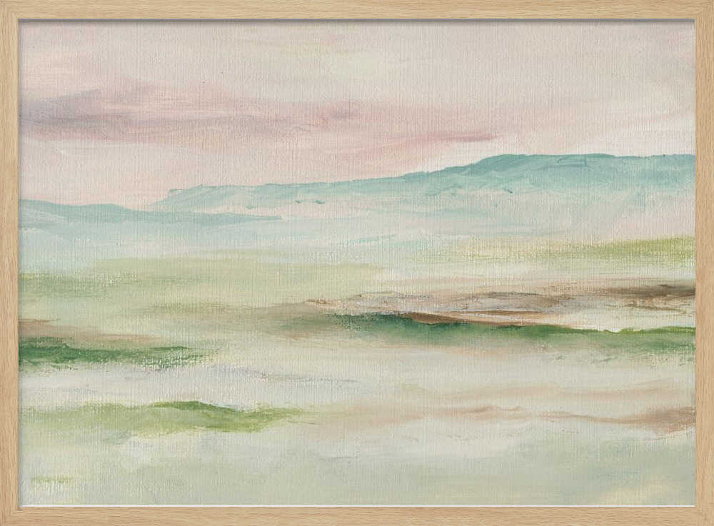"Serene Abstract Landscape No. 2" by Nikita Jariwala — Landscape Wall Art