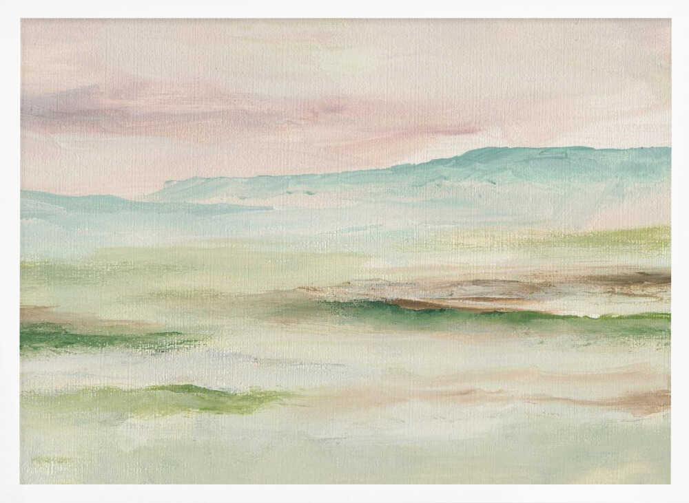 "Serene Abstract Landscape No. 2" by Nikita Jariwala — Landscape Wall Art