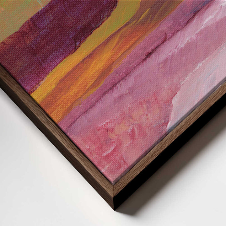 "Vibrant Layered Landscape" by Nikita Jariwala — Landscape Wall Art