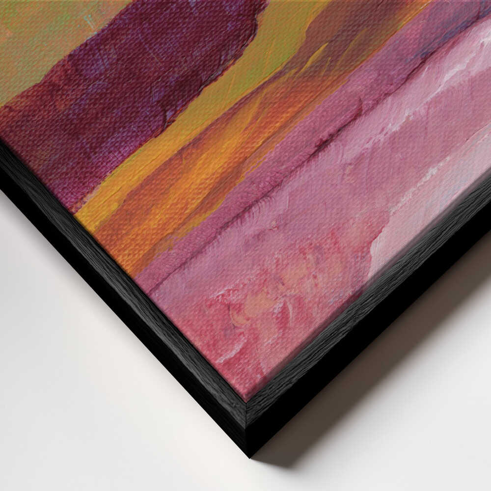 "Vibrant Layered Landscape" by Nikita Jariwala — Landscape Wall Art