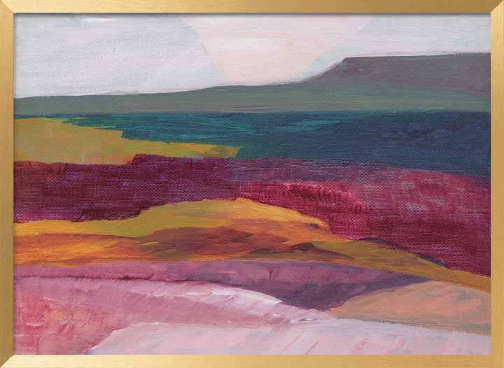 "Vibrant Layered Landscape" by Nikita Jariwala — Landscape Wall Art