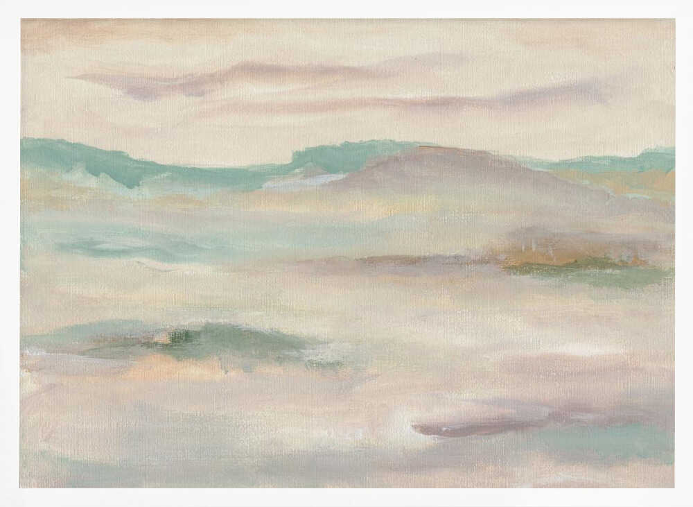 "Misty Mountain Horizon" by Nikita Jariwala — Landscape Wall Art