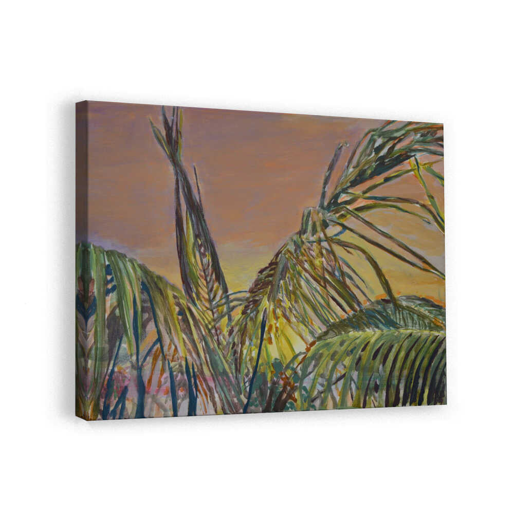 Tropical Sunset Palms