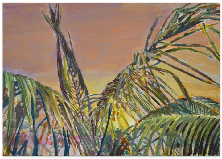 Tropical Sunset Palms