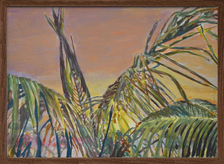 Tropical Sunset Palms