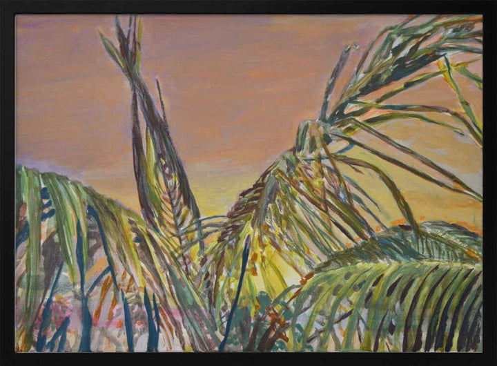 Tropical Sunset Palms