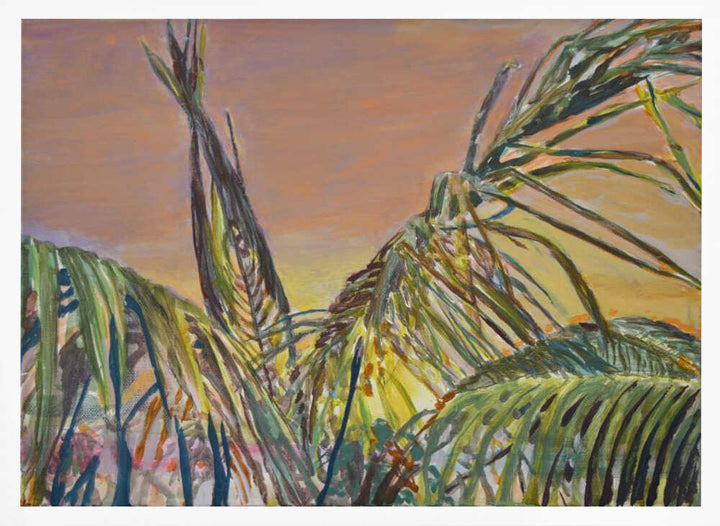Tropical Sunset Palms