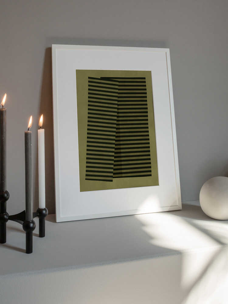 Abstract Striped Shapes