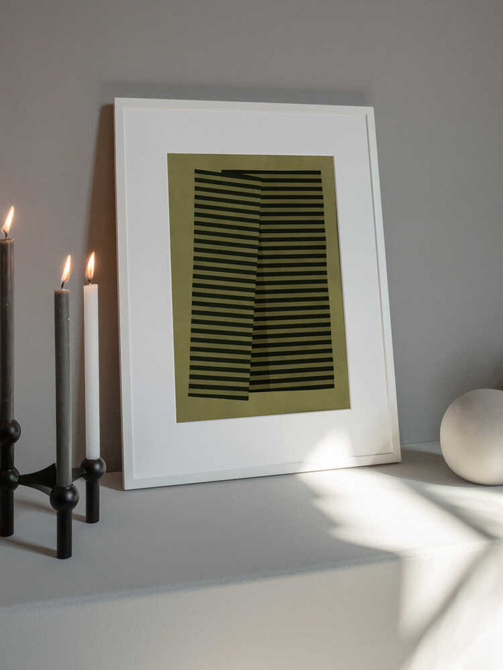 Abstract Striped Shapes