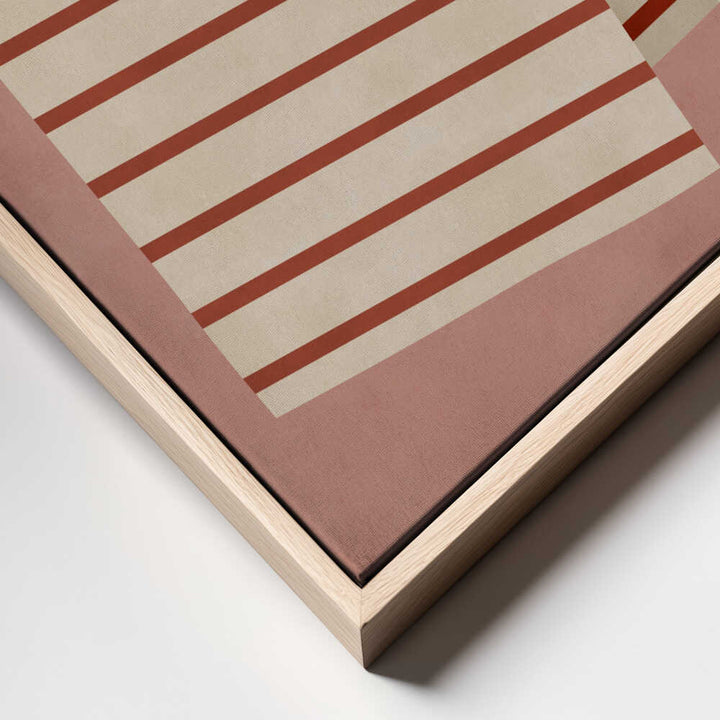 Warm Terracotta Stripes