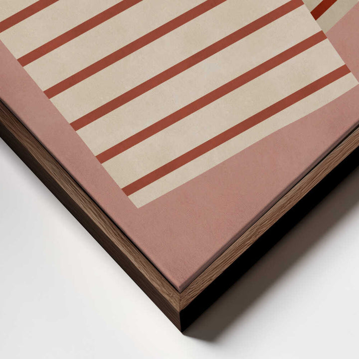 Warm Terracotta Stripes