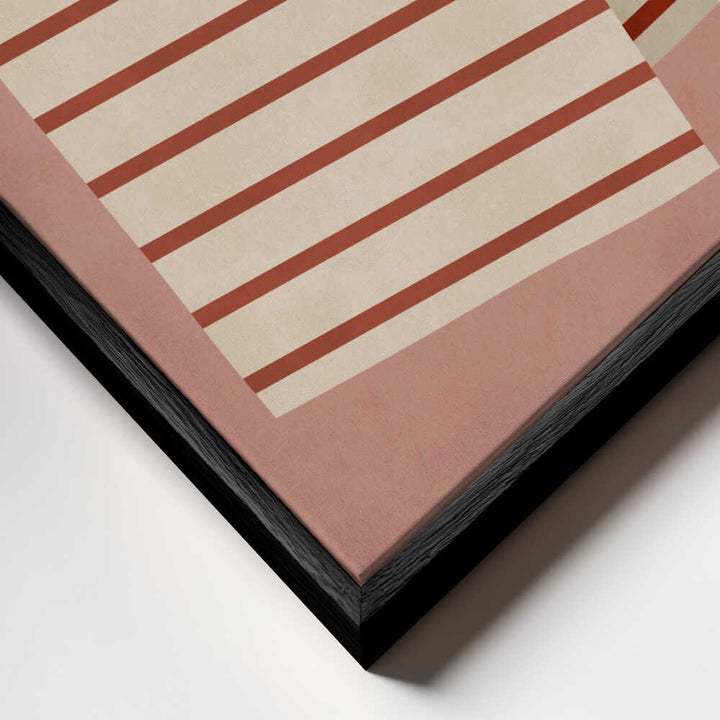 Warm Terracotta Stripes