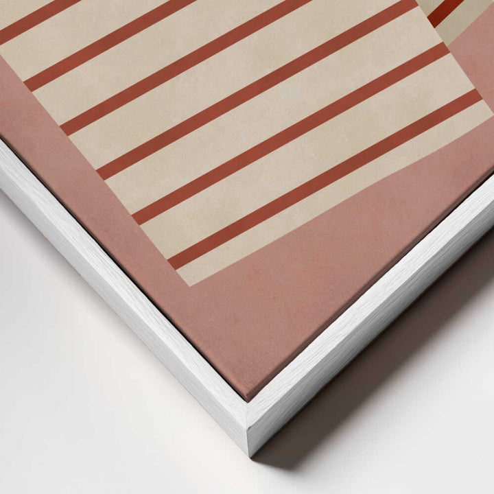 Warm Terracotta Stripes