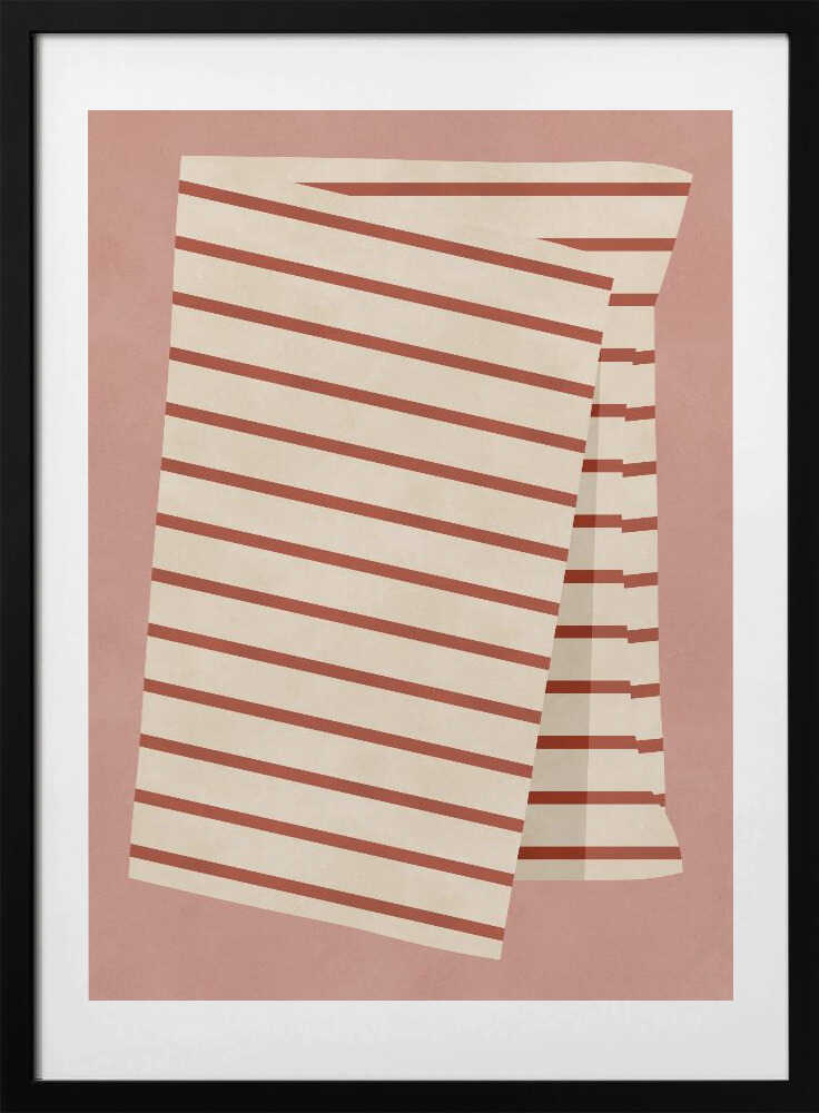 Warm Terracotta Stripes