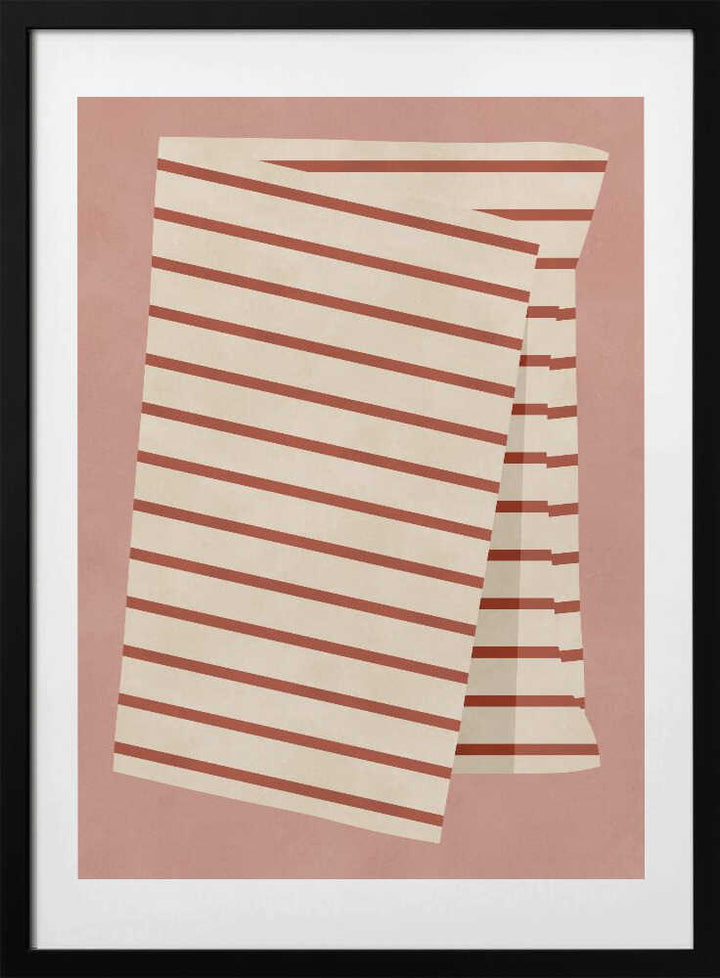 Warm Terracotta Stripes