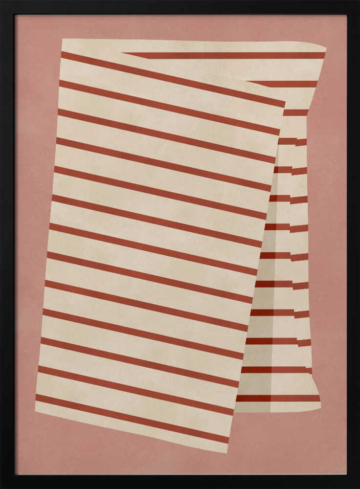 Warm Terracotta Stripes