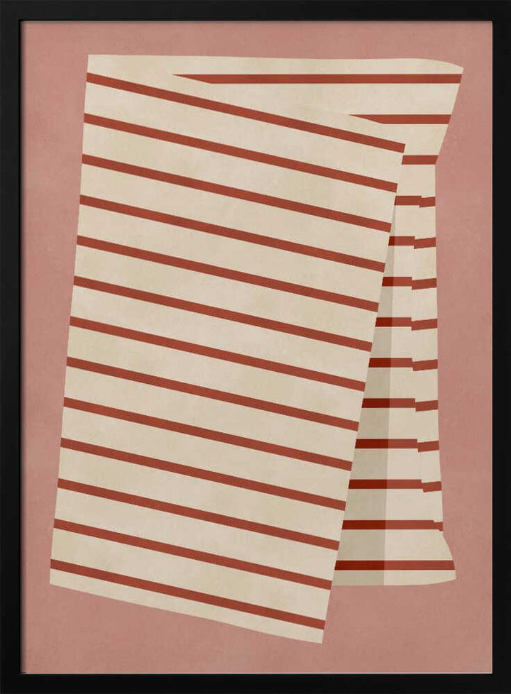 Warm Terracotta Stripes